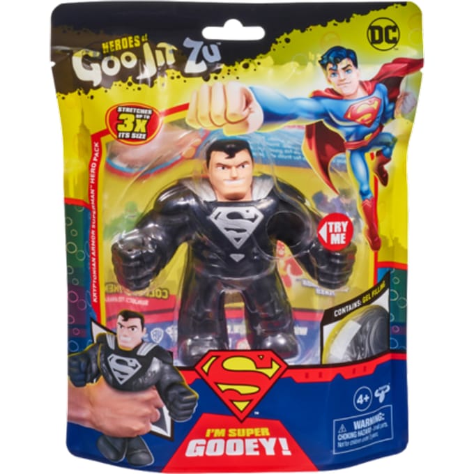 Heroes of Goo Jit Zu Kryptonian Steel Stretchy Figure