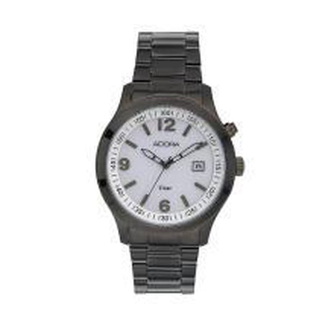 Adora mannenhorloge met edelstaal band neon wijzerplaat AB6432