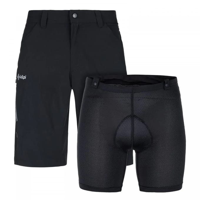 Men's Cycling Shorts Kilpi Trackee-m Black