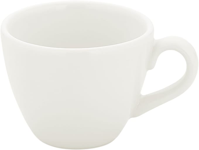 By Bone - Helix White - Espressokop - 1 stuk - 7,5 cl - Wit - Porselein