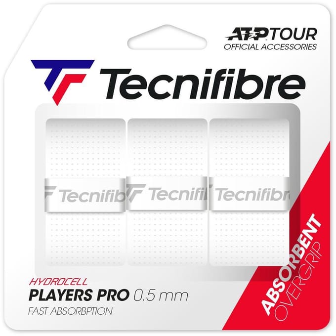 Tecnifibre Players Pro Overgrip Wit Uitvoering : Players Pro Wit