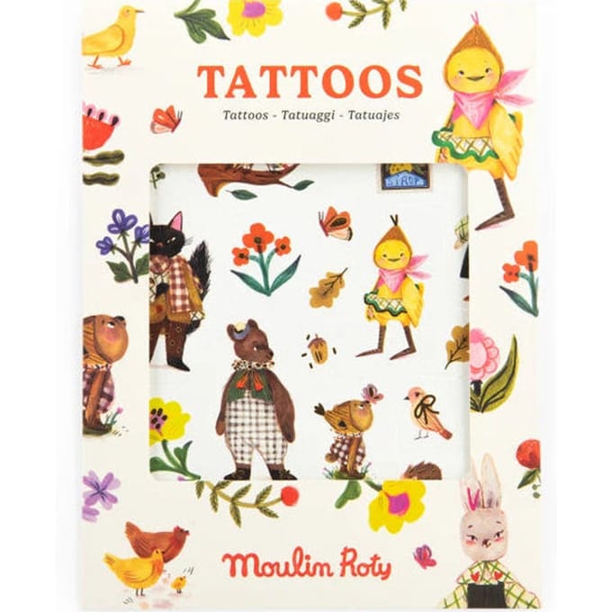 Moulin Roty Les Minouchkas kindertattoo's 3 jr+