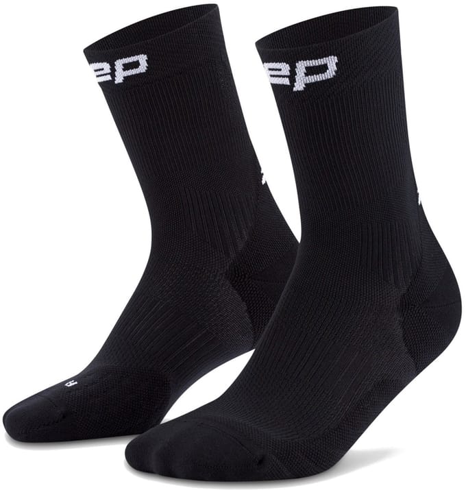 CEP Core Run Socks Mid Cut 5.0, hardloopsokken, heren, zwart