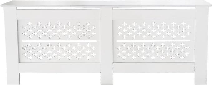 Radiatorombouw - verwarmingsombouw - radiatoromkasting - 172 cm x 82 cm - wit