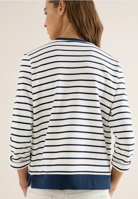 Gestreept sweatshirt