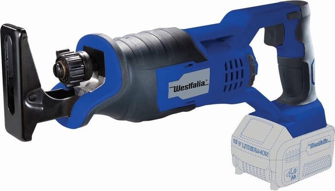 Westfalia Batterij reciprozaag, 18 V Li - Ion, zonder batterij en oplader