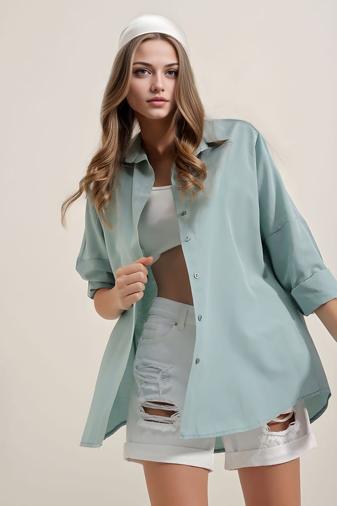 Oversized Poplin 2-Pack Shirt