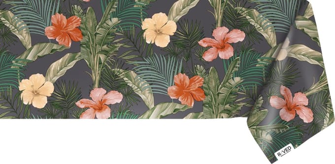 Raved Tafelzeil – 140 cm x 250 cm – Jungle Geel – PVC – Afwasbaar