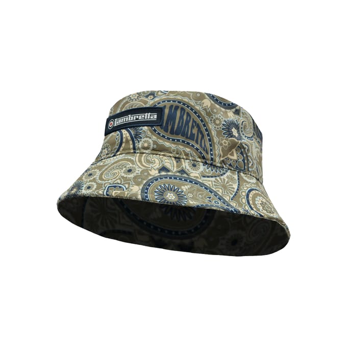 Lambretta Paisley emmerhoed (Kaki Groen/Navy)