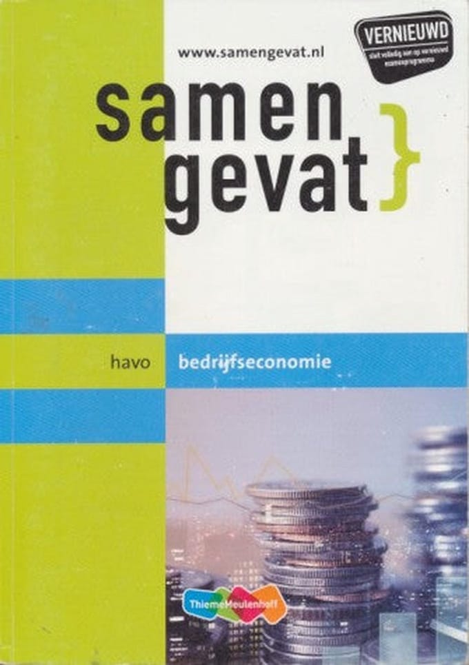 Samengevat Bedrijfseconomie