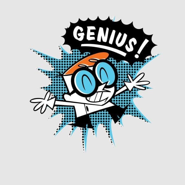 Dexters Lab Genius Women's T-Shirt - Grey - XL