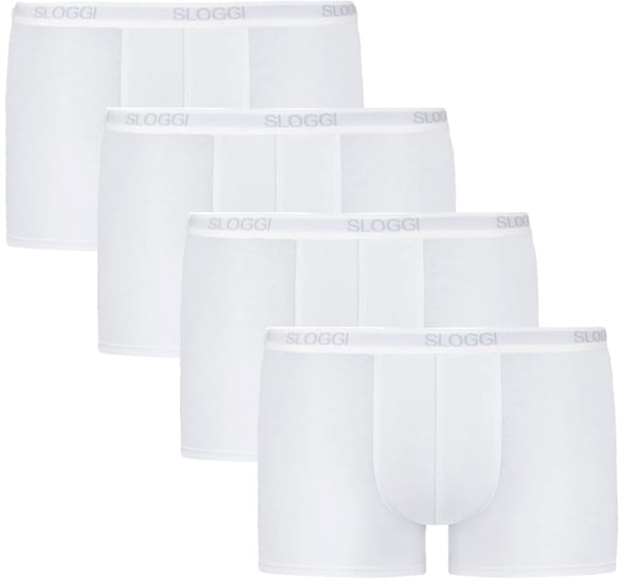 Sloggi - Basic Short 4-pack - Wit