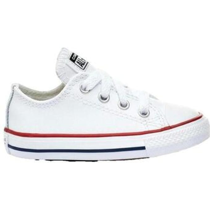 Lage Sneakers Converse Baskets Chuck Taylor All Star cuir blanc