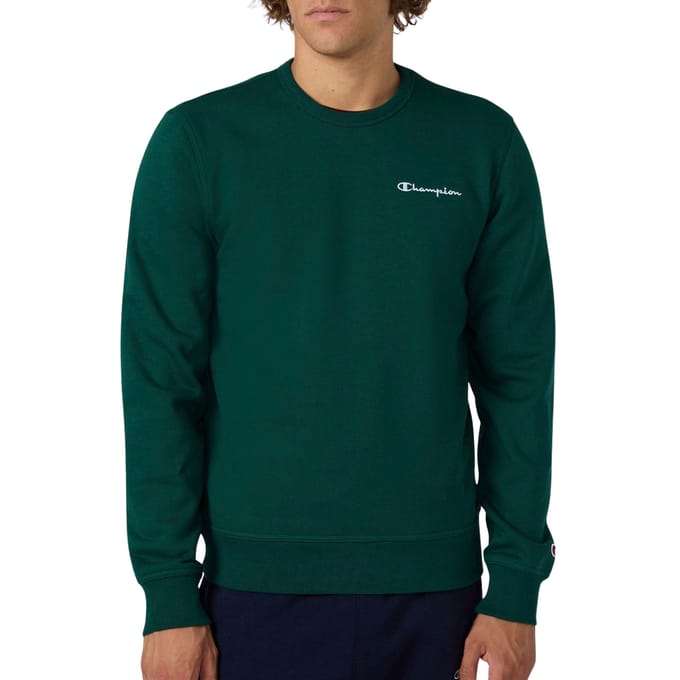 Champion Icons Small Logo Crewneck Sweater Heren - Maat M