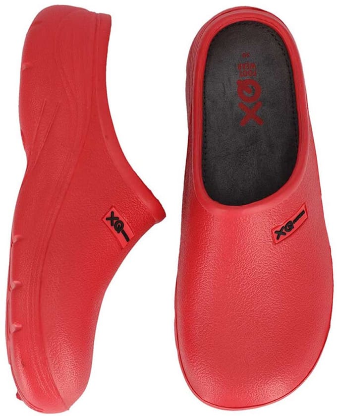 XQ tuinklompen dames - rood uni - maat 37