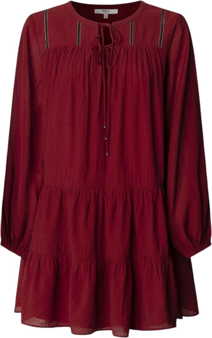 Damesjurk met lange mouwen Pepe Jeans Paule