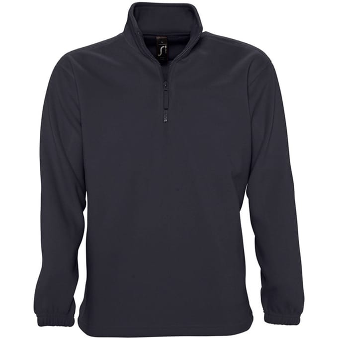 SOLS Ness Unisex Zip Neck Anti-Pill Fleece Top (Houtskool)