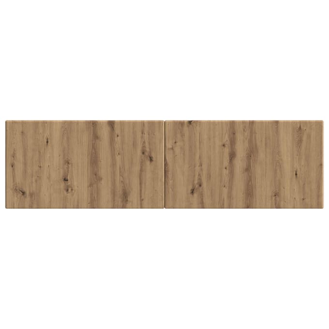 vidaXL - Wandgemonteerd - Hoofdbord - BREDA - Artisanaal - eiken - Bewerkt - hout