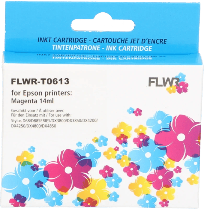 FLWR - Cartridges / Epson T0613 / magenta / Geschikt voor Epson
