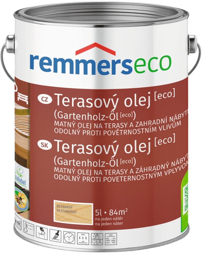 Remmers - Terrasolie ECO 0,75 l, platinagrijs