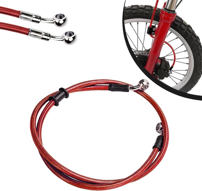 Hydraulische Versterkte Remkoppeling Slang voor Motorfiets - 500mm-2000mm