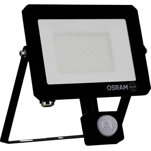 OSRAM HOMELIGHTING FLOODLIGHT LUX SENSOR 30W 840 BLACK 4099854489709 LED-schijnwerper 30.00 W Lichtkleur (naam): Koudwit