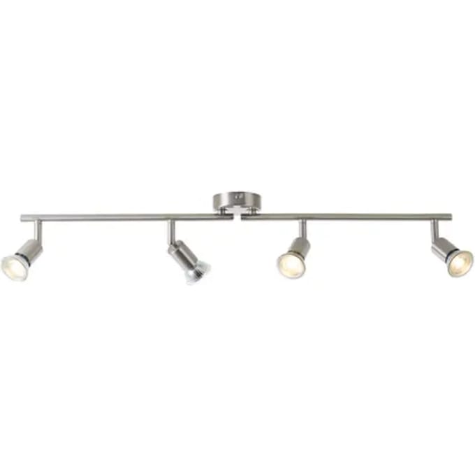 Baseline Opbouwspot Parma - Satijn Chroom - 4xgu10