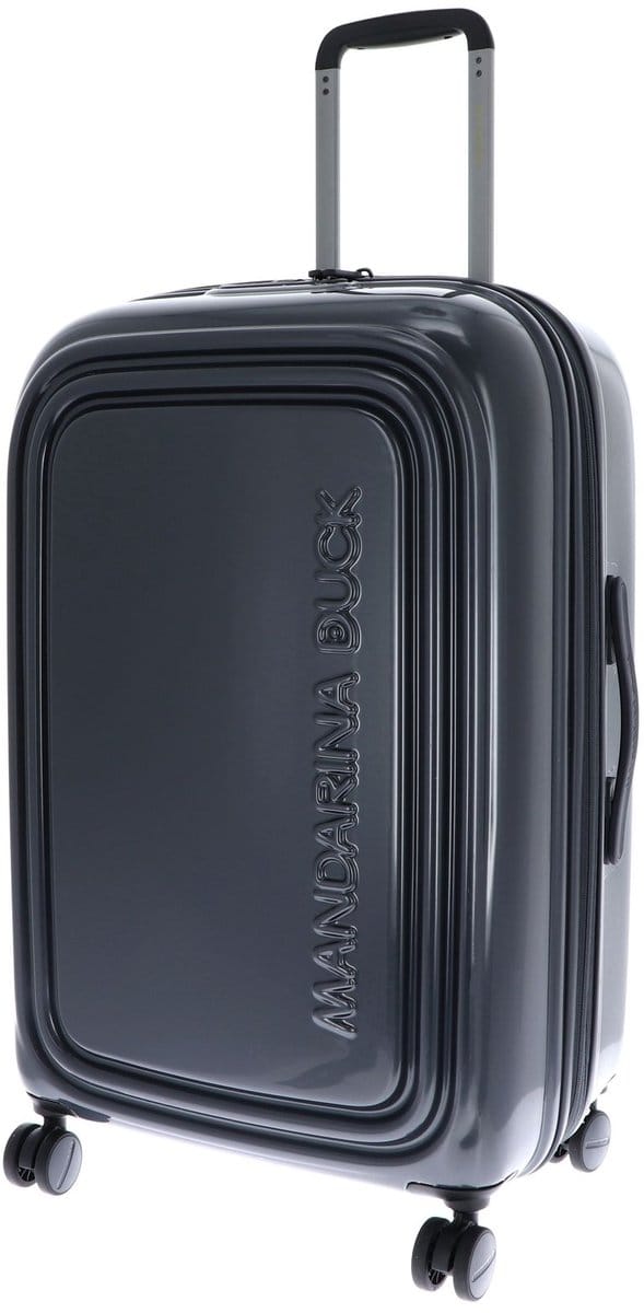 MANDARINA DUCK trolley Logoduck + Metal Trolley Antracite donkergrijs 64cm