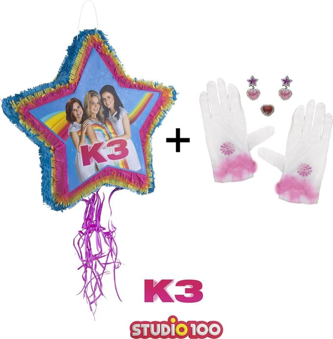 Pinata K3 + prinses setje