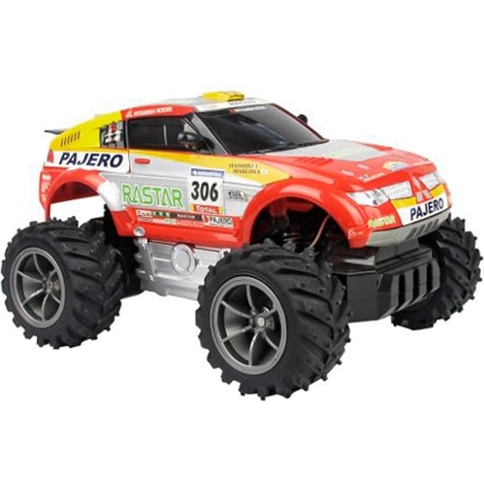 Rastar Pajero Evolution Dakar Rally R/C Auto 1:18