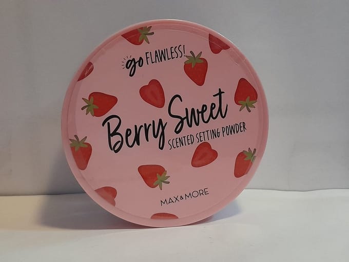 Max & More settingpoeder - make-up - Berry Sweet Scented Setting Powder - 22 gram