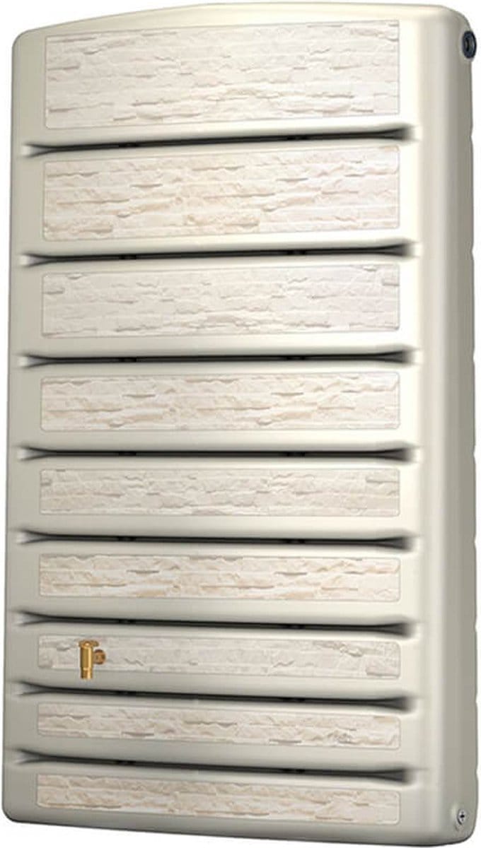 Garantia - Regenton ExtraSlim - Stone Decor - 400 liter - Beige