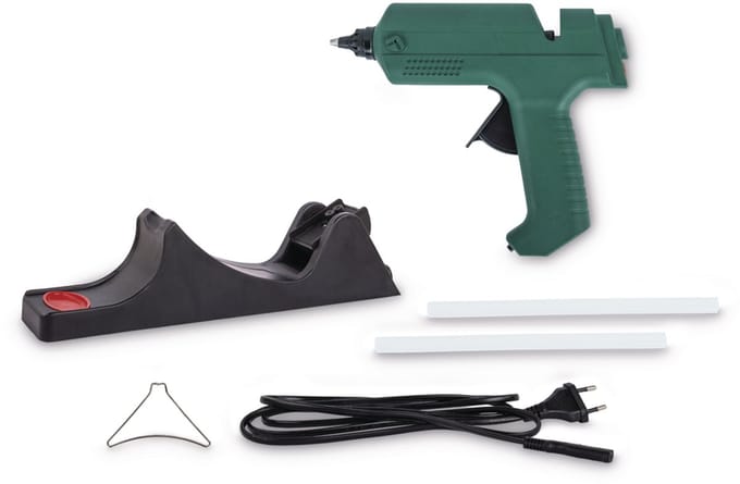 RAYHER - draadloos lijmpistool met basisstation + 2 passende lijmpatronen (Ø 1,1 cm)