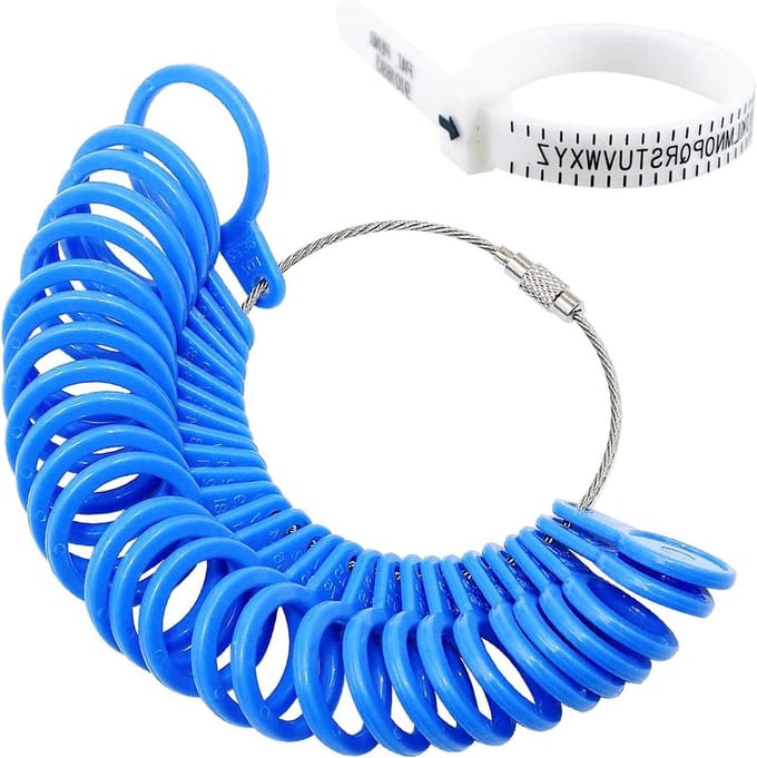Ring Sizer Set - Vinger Meetinstrument - Ringen Passen - UK en US Maten
