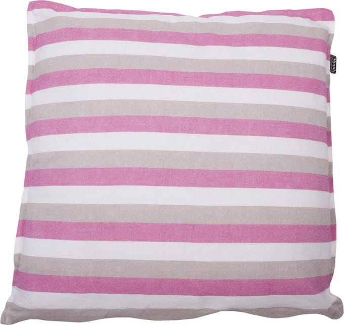 In The Mood Melange Streep Small - Sierkussen - Fuchsia - 50x50 cm