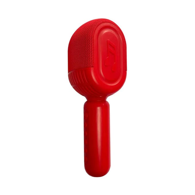 Draadloze BT Karaoke Microfoon HIFI Luidspreker 1800mAh Oplaadbare Draagbare Handheld BT Mic Luidspreker rood