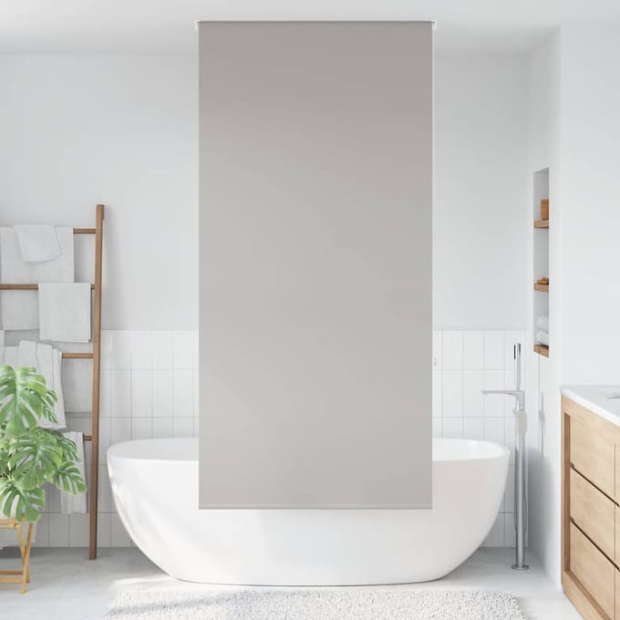 vidaXL - Doucherolgordijn - 90x240 - cm - stofbreedte - 86 - cm