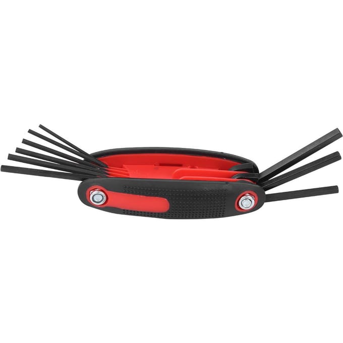 Clé Multifonctionnelle Composée 9 en 1 pour Flèches Équipement Général d'Archery en Alliage Rouge rouge