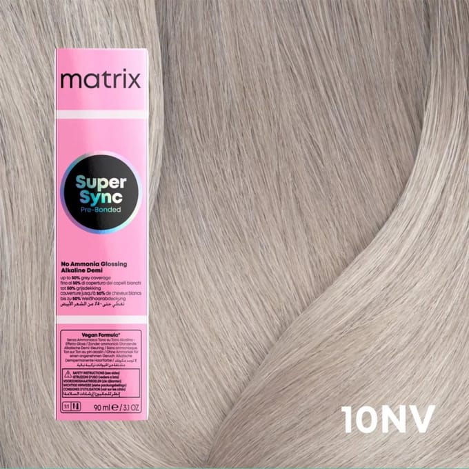 Matrix - SuperSync Pre-Bonded - 10NV/10.02 Extra Licht Blond Natuur Violet - 90ml