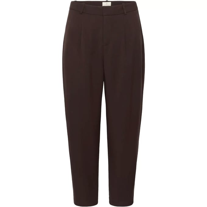 Vrouwelijke cropped chino broek KAFFE Merle