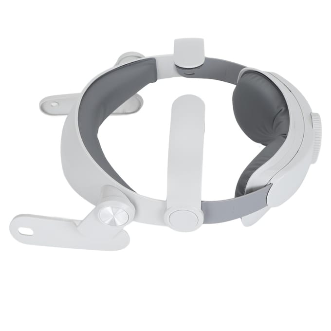 Sangle de tête VR Réglable Poids d'équilibre Bandeau de protection pour casque VR avec coussin de tête white