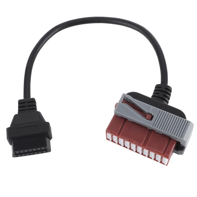 30-pins autodiagnosekabels voor PP2000 Geschikt voor Citroën Kunststof Automotive Kabel Accessoires black