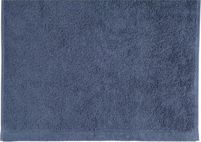 Cawö Lifestyle Uni Gastendoekje - Nachtblau 30x50