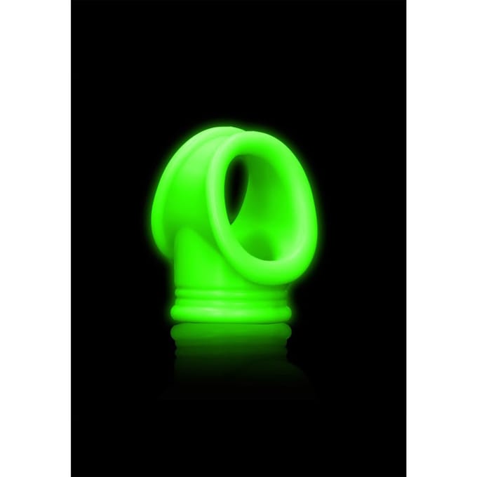 Shots - Ouch! OU789GLO - Cock Ring & Ball Strap - Glow in the Dark