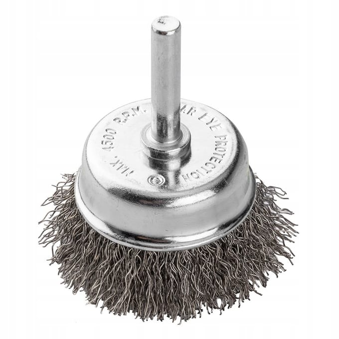 GRAPHITE Staal Draadborstel 50mm met 6mm Schacht