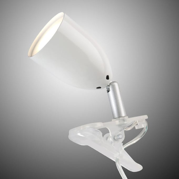 Klemlamp Brilliant Leo G24801A05 GU10 N/A Vermogen: 3 W Warmwit N/A 3 kWh/1000h