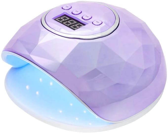 UV LED lamp Shiny 86W – Professionele nagellamp met sensor en lage warmtestand – Paars parelmoer