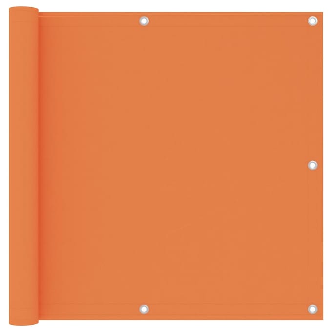 vidaXL - Balkonscherm - 90x500 - cm - oxford - stof - oranje