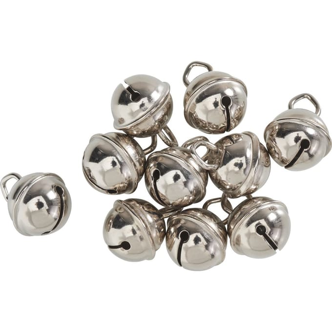 Bellen, 15 mm, zilver