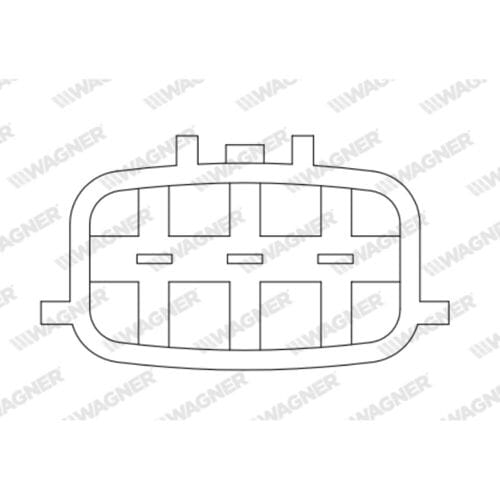Sensor, smoorkleppenverstelling WAGNER THR00026